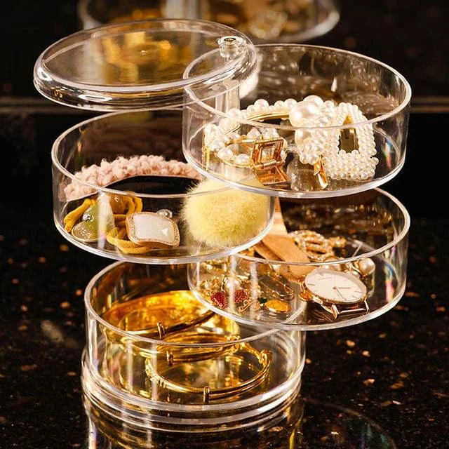 منظم الاكسسوارات والمجوهرات الشفاف