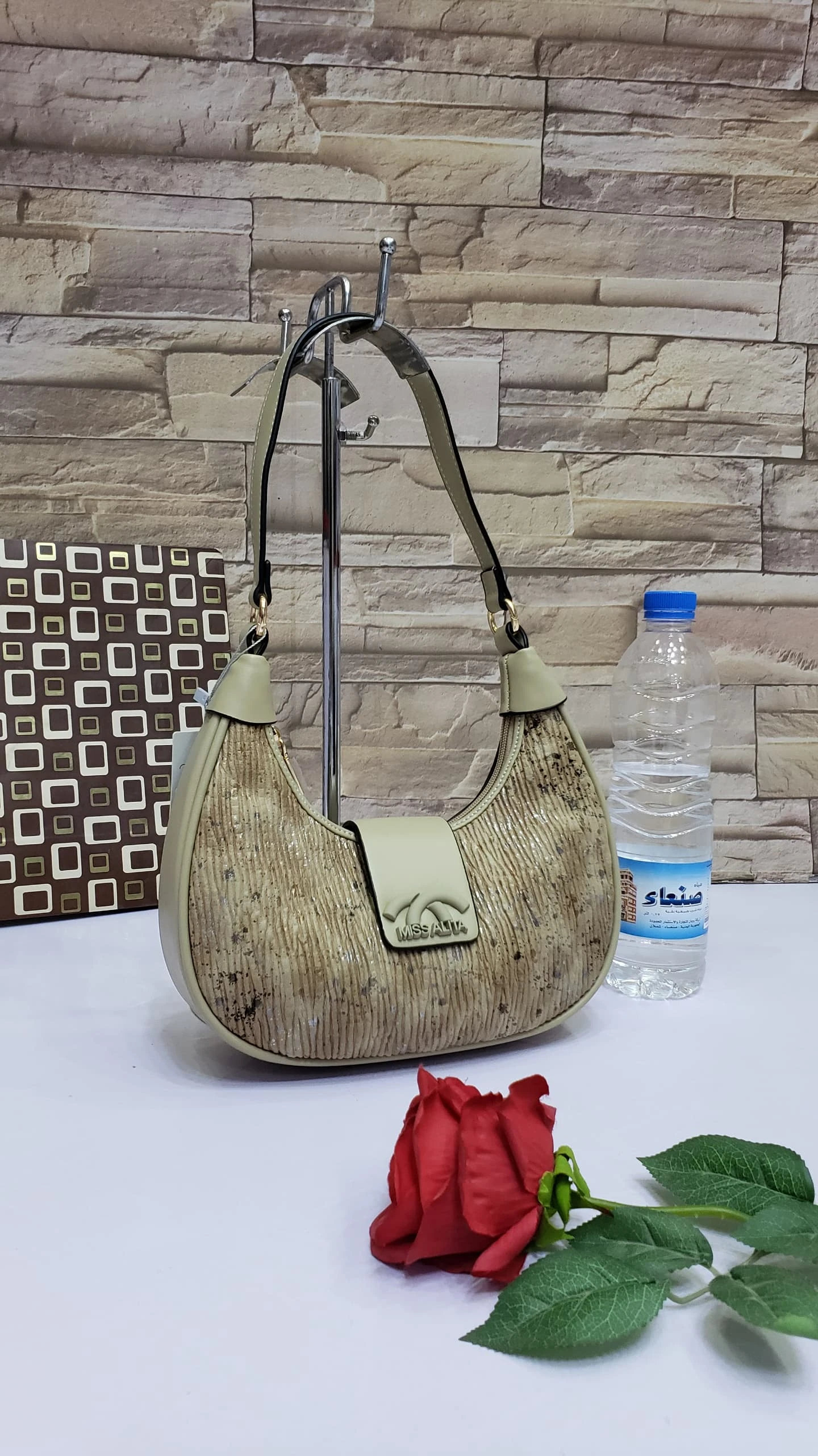 حقيبة كتف نسائية MISSALITA – أسود فخم