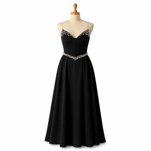 فستان حرير إليسا الفاخر – تصميم مخصّر بدرجة أولى للسهرات