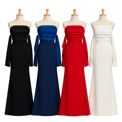 فستان نانسي الراقي – كتان وحرير نانسي