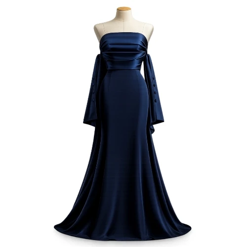 فستان نانسي الراقي – كتان وحرير نانسي