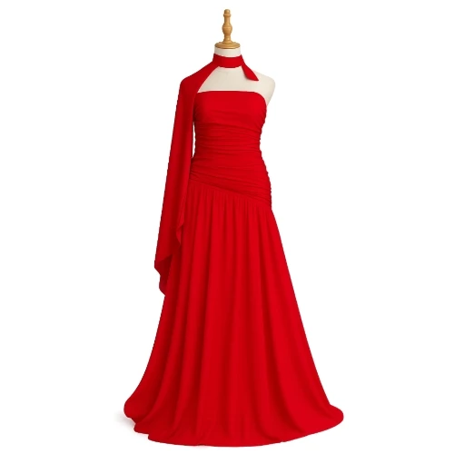 فستان شيفون أصلي فخم – تصميم سهرات راقي