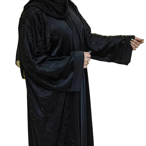 عباية السوار الملكي بتطريز الخرز الفاخر