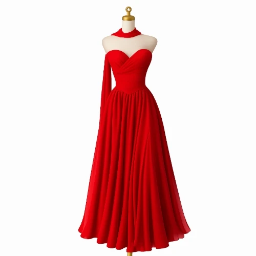 فستان لورين الشيفون الفاخر