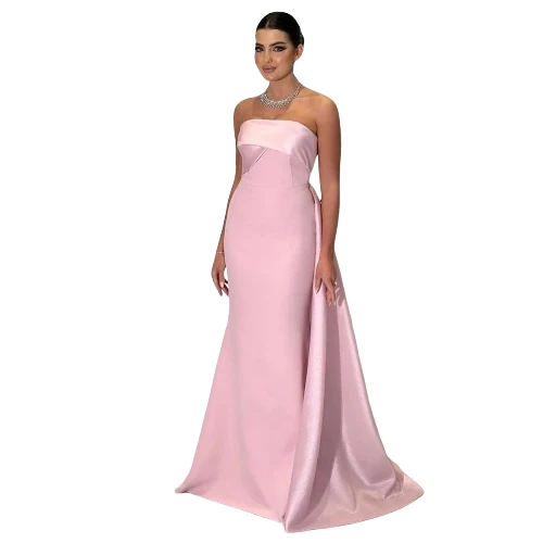 فستان روز أنجليكا بتفته تركي فاخر