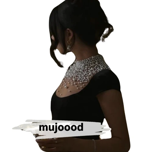 فستان مخمل لؤلؤ راقي