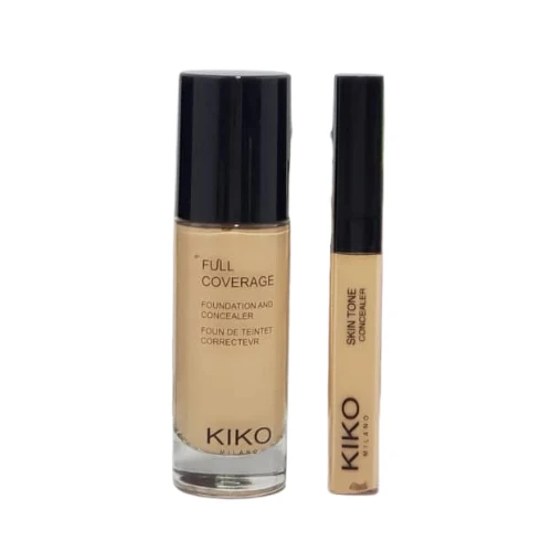 مجموعة كريم اساس + كونسيلر (خافي عيوب) من ماركة كيكو ميلانو