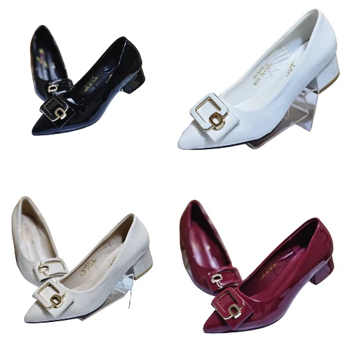 جزمه نسائي كعب عريض